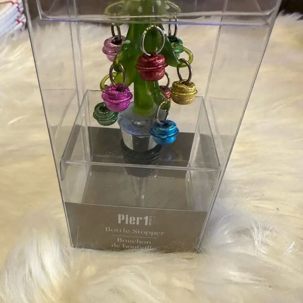 💜3/$15 Pier 1 Christmas Tree Bottle Stopper